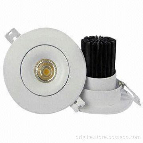 LED Downlight, 10W Lifud Power, Sharp Chip, COB, 3-year Warranty, Anti-glare, Multi-mirror Reflector